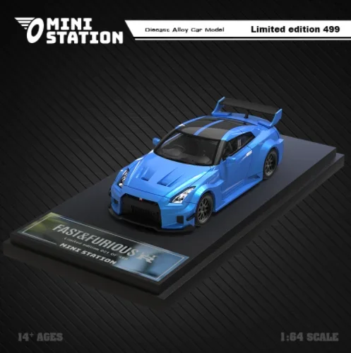 Small toysTIME MICRO 1:64  GTR R34 open cover Fast & Furious RX7 EVO7 Supra A80 Diecast Model Car