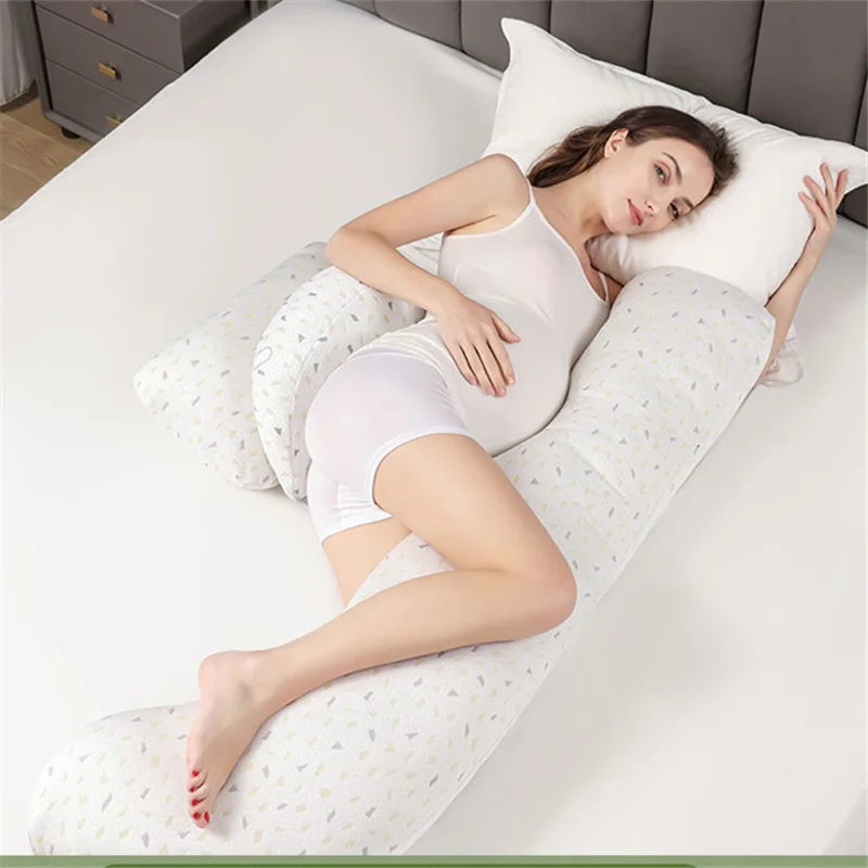 Almohada de apoyo para dormir de lado en forma de H para mujeres embarazadas, artefacto de maternidad para dormir, multifuncional, Simple