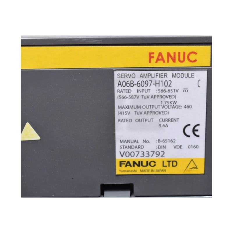 Fanuc A06B-6097-H102 Servo Amplifier Tested ok Fast Shipping
