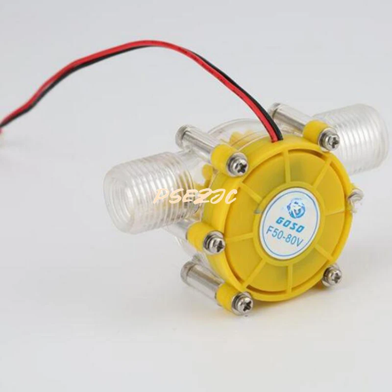 Newest Hot 1PC 80v/12v /5V 10W DC Micro Hydro Generator Tap Water Flow Hydraulic DIY 1/2 Inch Alternative Energy Generators
