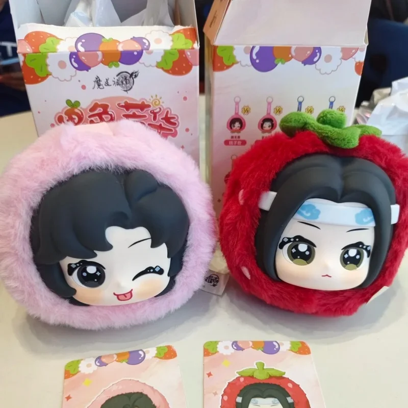 Original Mo Dao Zu Shi Fruit Fragrance Series Blind Box Mystery Box Anime Wei Wuxian Lan Wangji Pendant Toy Surprise Kawaii Gift