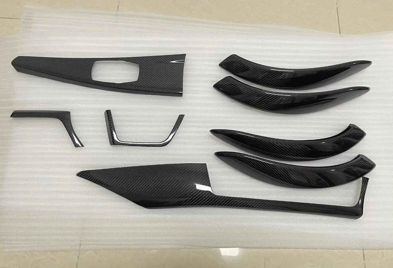 Dry Carbon Real Carbon Fiber Interior Accessories For BMW 3 Series F30 F34 4 Series F36  F32 F33 M3 M4 F80 F82 LHD