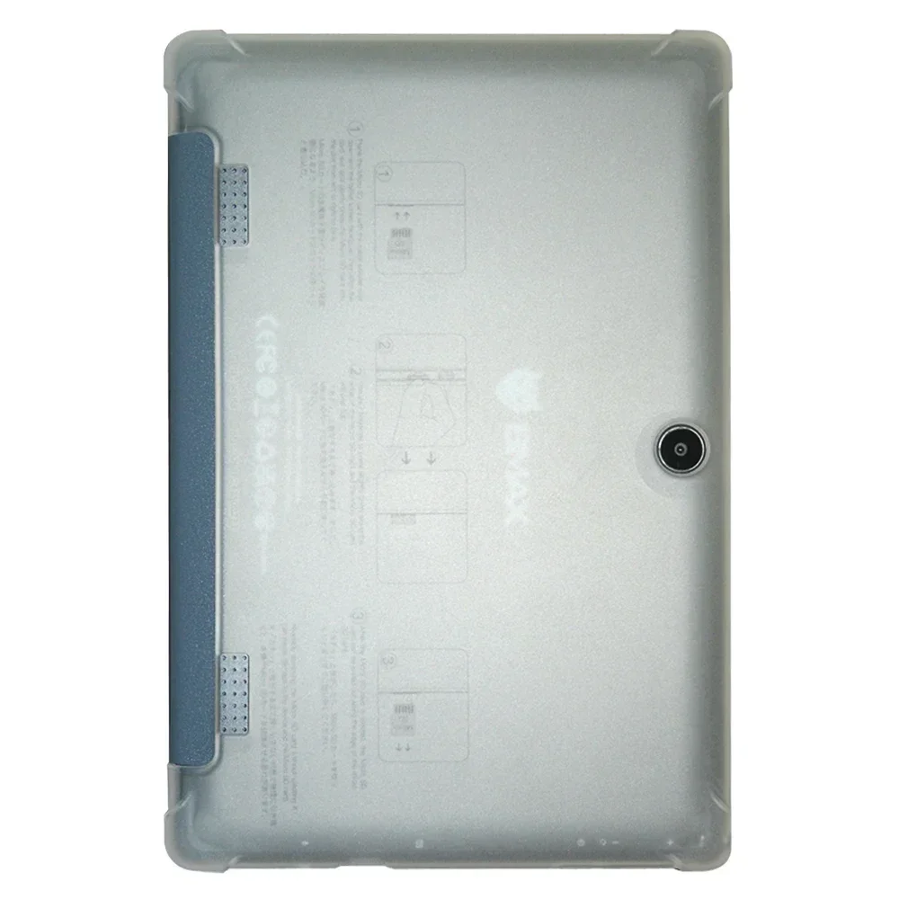 Ultra Thin Three Fold Stand Case For BMAX MAXPad I9Plus 10.1inch Tablet Soft TPU Drop Resistance Cover For i9 plus New Tablet
