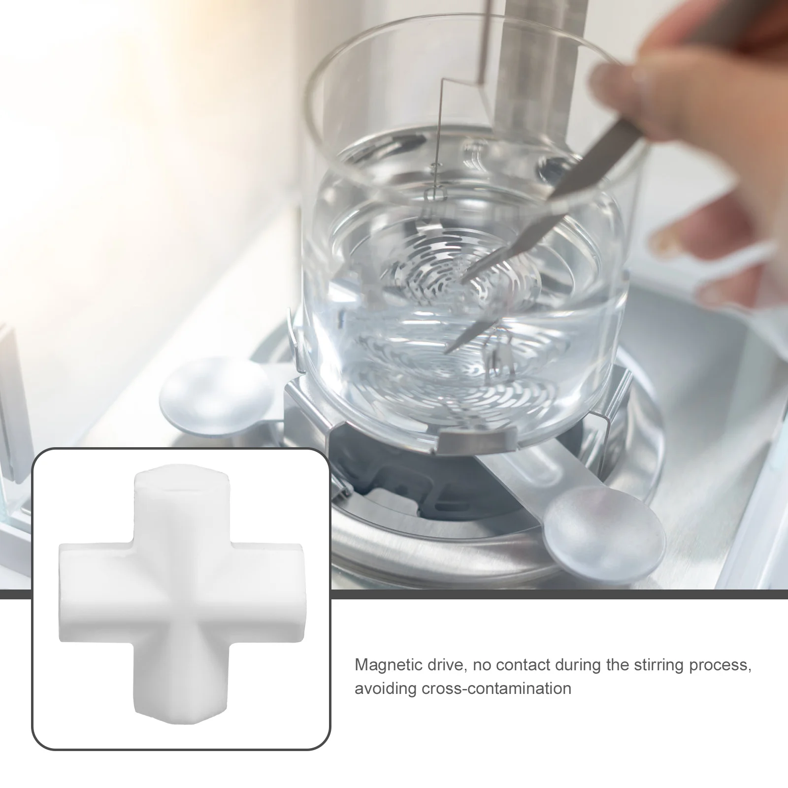 Magnetic Stirrer Cross-shaped Polytetrafluoroethylene Blenders Ptfe Stirring Rod Bar