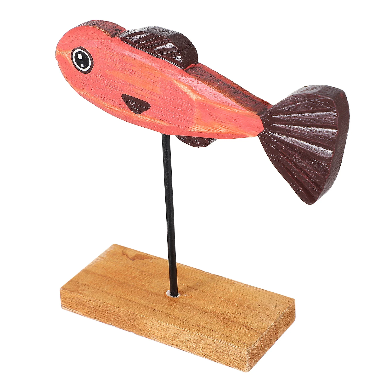 

1pc Colorful Wooden Ornament Animal Adornment Desktop Decor Simulation Desktop Decor Mini Craft Gift