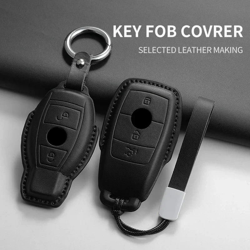 غطاء حافظة مفاتيح السيارة لسيارة Mercedes Benz A B C E G S Class GLS GLA GLK E200 E400 E63 S350 C260 C300 S400 S500 W204 W212 W176 Kering #3