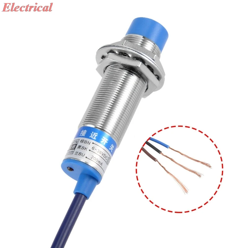 1PC 8mm Inductive Proximity Sensor Switch NPN NC DC 6-36V 200mA 3-wire LJ18A3-8-Z/AX