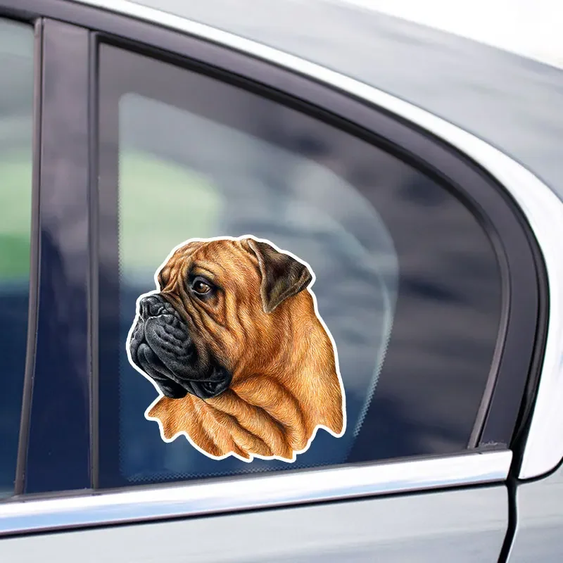 

1pc Bullmastiff Dog Vinyl Sticker, Waterproof Decal for Car Motorcycle Bumper Rear Window