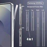 Frame Hydrogel Film Side Protector Dust Net Skin Galaxy S25 Plus Clear Border Sticker Clear Film For Samsung Galaxy S25 Ultra