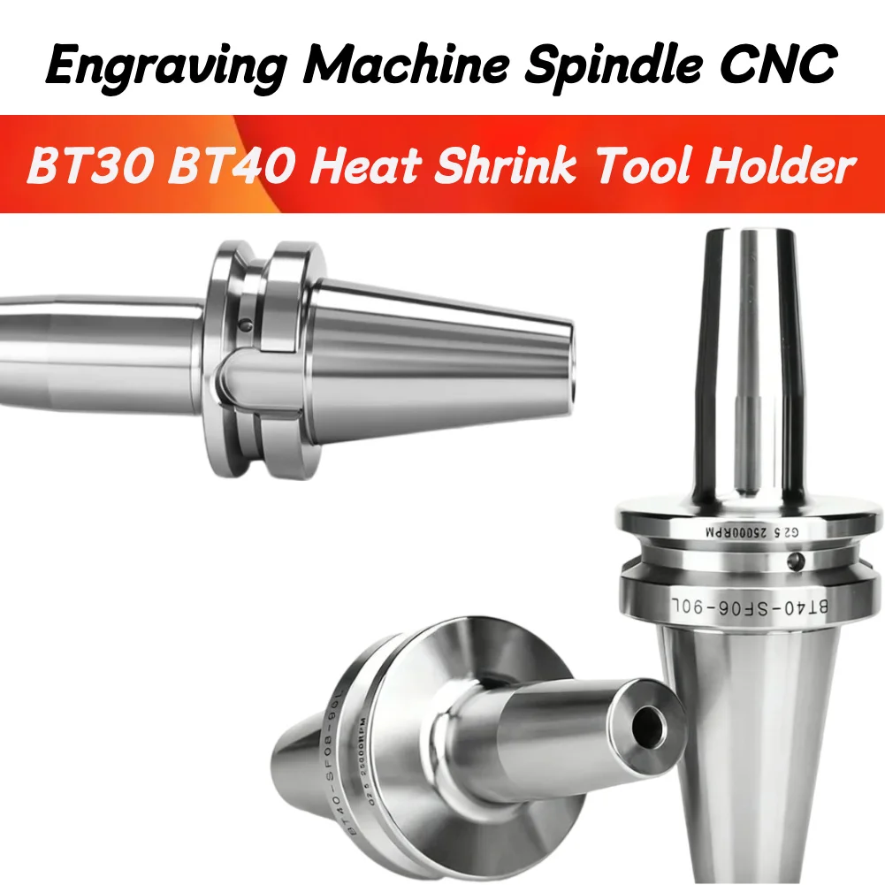 High Precision 0.002 Heat Shrink BT30 BT40 SF 3 4 5 6 8 10 12MM BT30 BT40 Heat Shrink Tool Holder