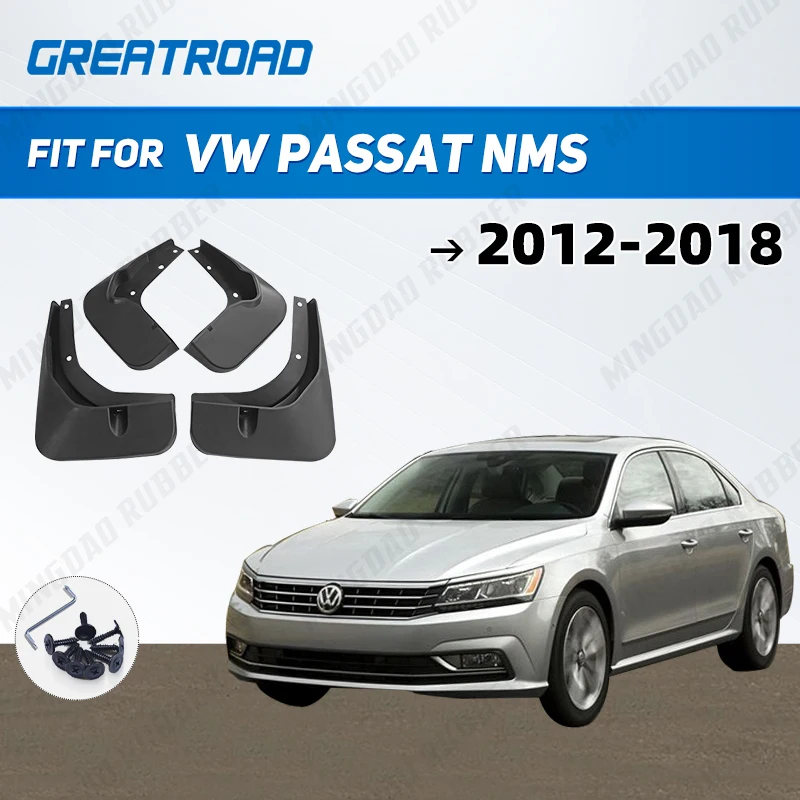 For VW Volkswagen Passat NMS 2012~2018 Mudguards Mudflap Fender Mud Flaps Splash Guards Car Accessories 2013 2014 2015 2016 2017