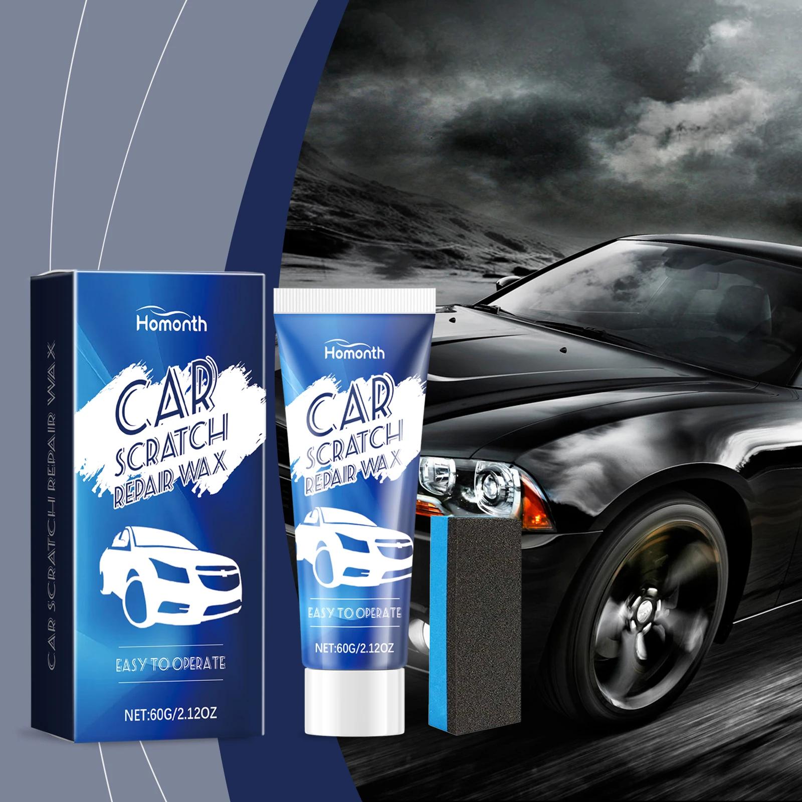 Car Paint Protection Wax - For Automotive Paint Polishing, Scratch Care, Paint Restoration, Shine Enhancement & Finishing