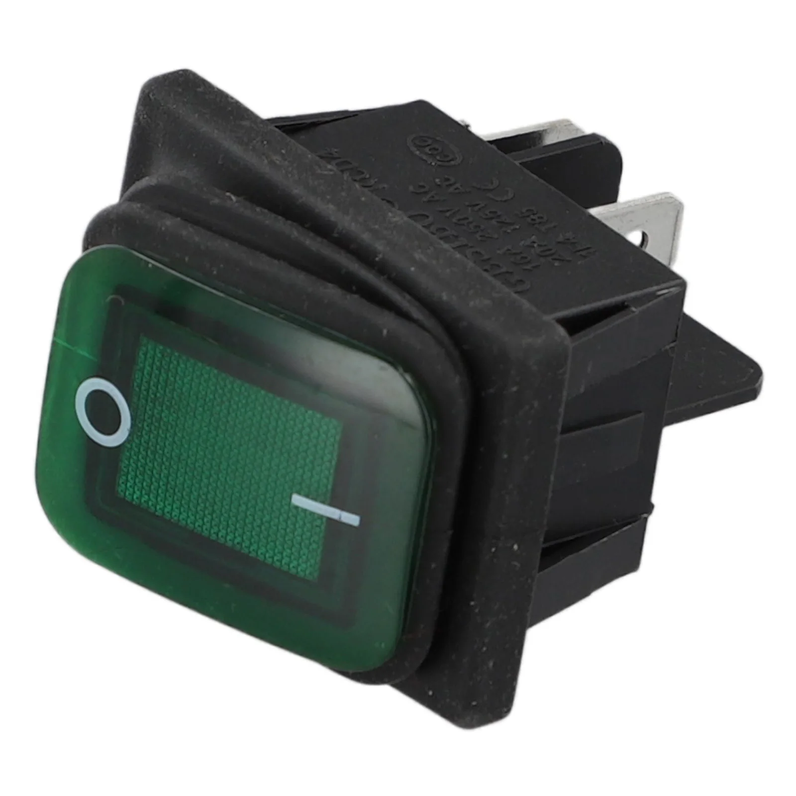 NEW Switch Power Switch LED Rocker Switch Waterproof Waterproof Rocker 1pc Green KCD4 With Light Auto Parts 12V/24V/220V