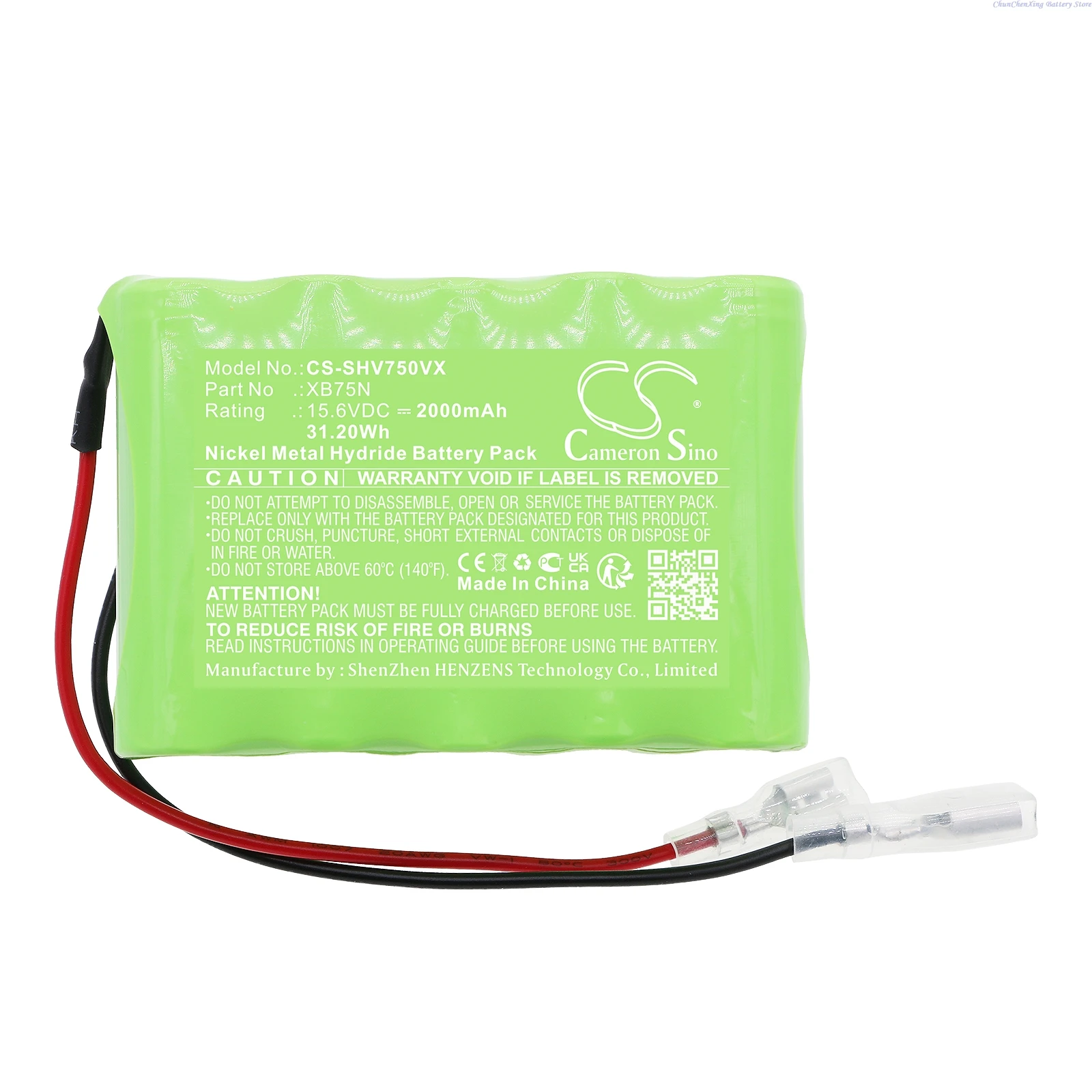 CS 15.6V 2000mAh Vacuum Cleaner battery XB75N for Shark SV75_N SV75Z_N SV75SP_N SV75C SV75N SV75ZN SV751 SV75 SV75Z SV75SP +TOOL