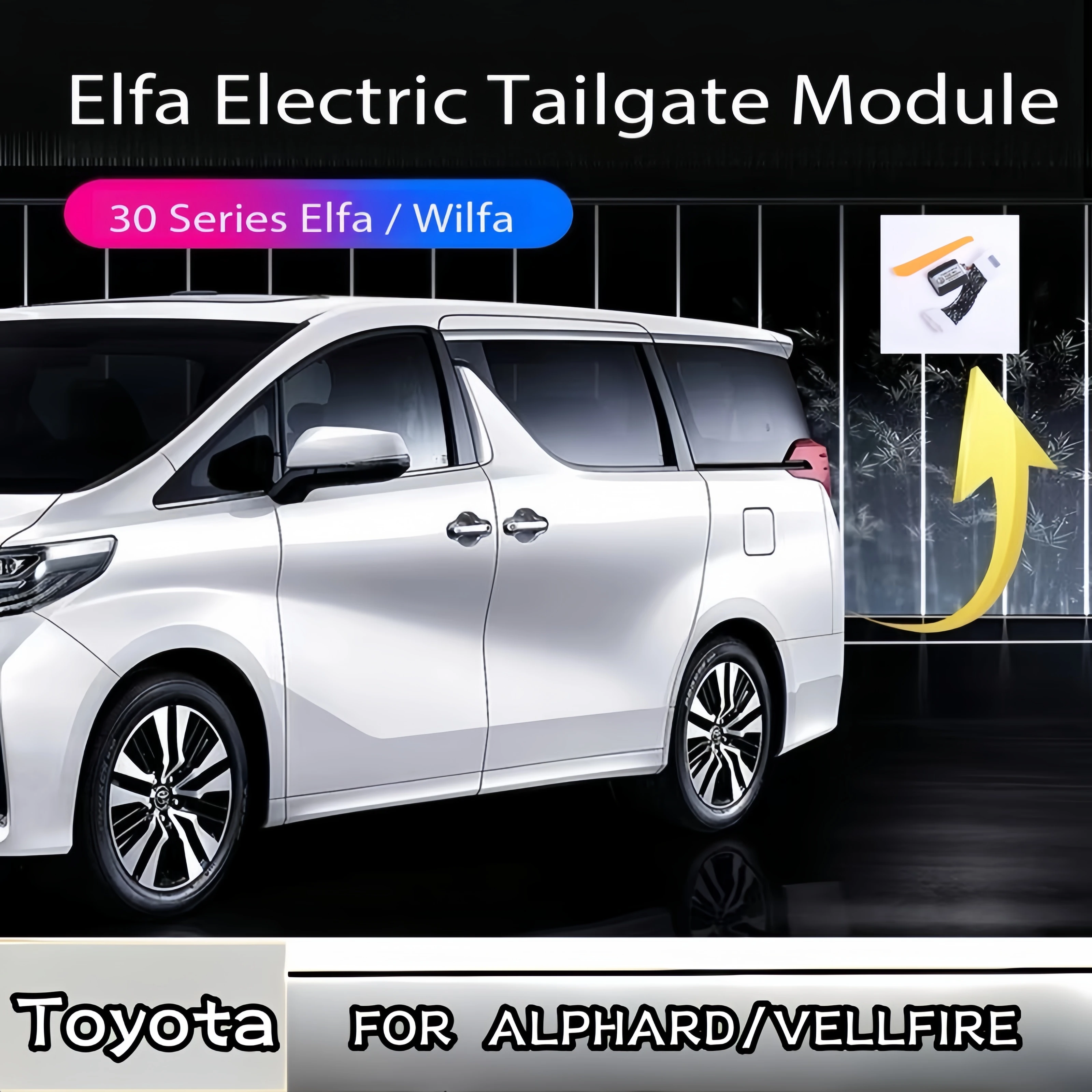 For Toyota ALPHARD/VELLFIRE electric tailgate upgrade module 30 series Crown Vellfire trunk one click upgrade modification ﻿ ﻿