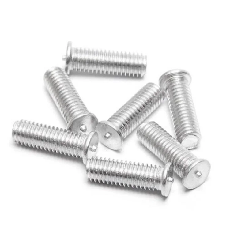 50/100/200pcs Welding Screws M3 M4 M5 M6 M8 Aluminum Weld Threaded Studs For Capacitor Discharge Spot Nails