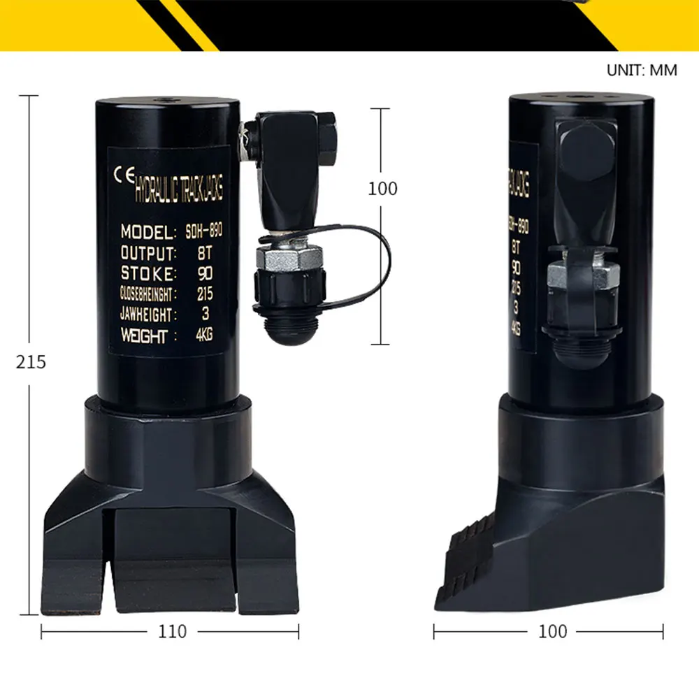 SOH-890 Lifting tools jacks 90mm 8 tons Stroke Hydraulic Rescue tool Door Opener,hydraulic track Jack