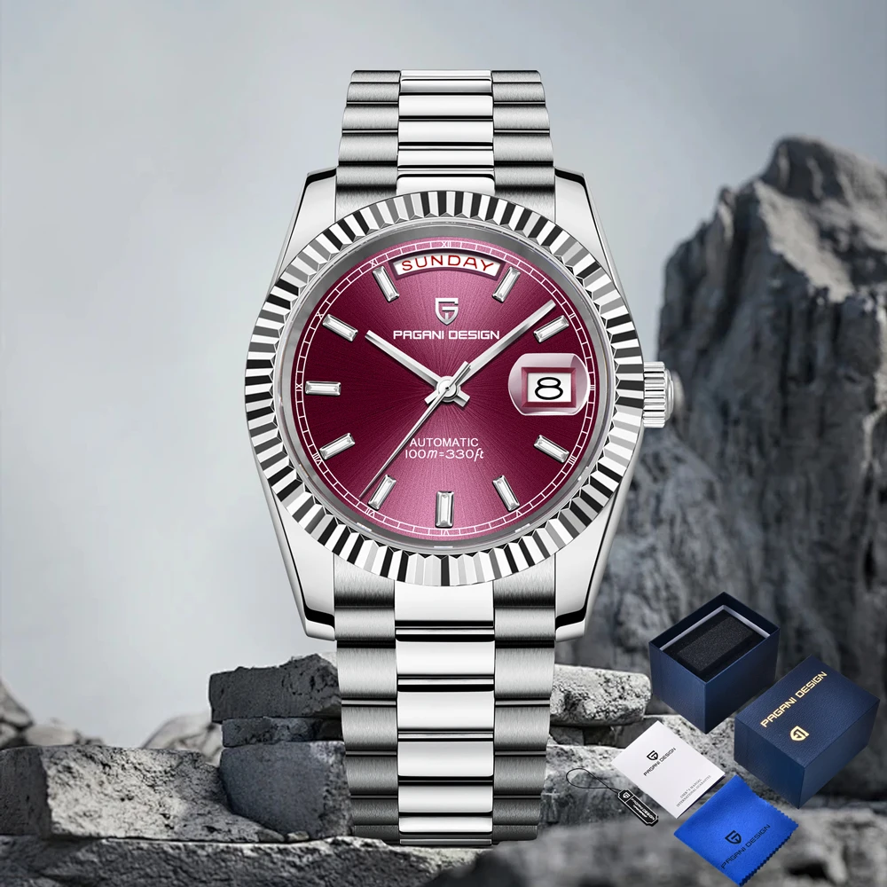 

PAGANI DESIGN men's Watch Light Luxury Mechanical Watch Men's Gift Box NH36A Movement Sapphire Crystal 40mm calendar Men's Watch