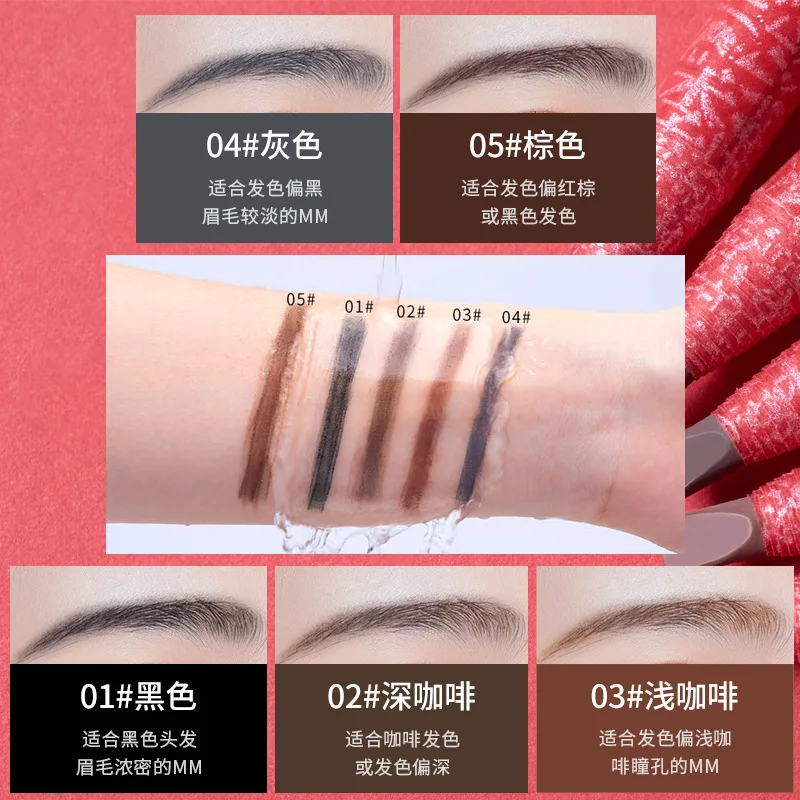 Matita per sopracciglia Waterproof sopracciglio Tattoo Tint Enhancers cosmetici a lunga durata trucco professionale Brow Lift Eye Brow Pencil