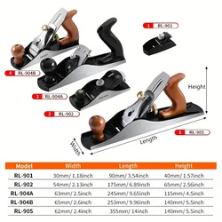 Hand Planer Carbon Steel Adjustable Wood Plane with Sharp Blade for Surface Edge Corner Plane Trimming and Chamfering