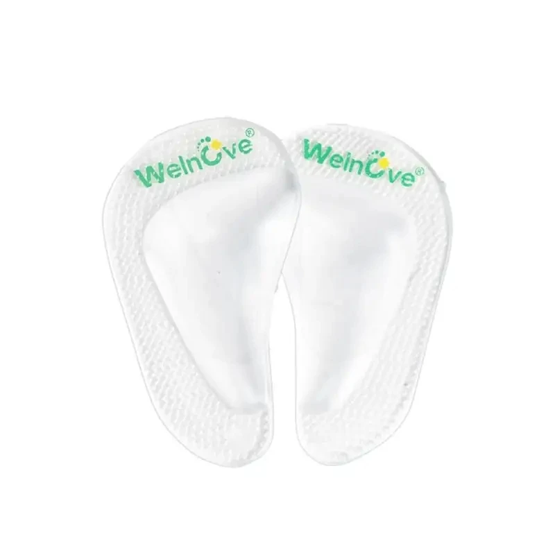 2個/ペア Sumifun シリコン足アーチサポートインサートパッド 足底筋膜炎緩和矯正靴クッション整形外科用インソール フラット