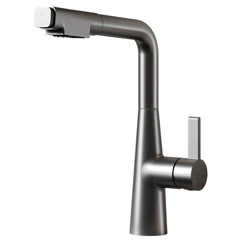 

Full copper kitchen faucet laundry pool pull-out balcony laundry cabinet faucet sink hot and cold vegetable wash basin