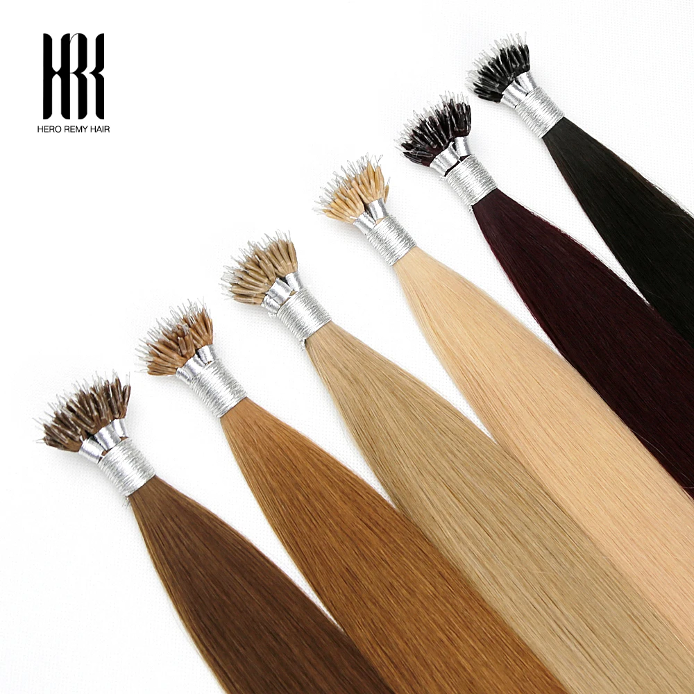 

Прямые нано-кольца для наращивания волос, натуральные девственные 100% человеческие волосы, объемные светлые пучки, микробусины, оптовая продажа, 16-22 дюйма, 0,7 г