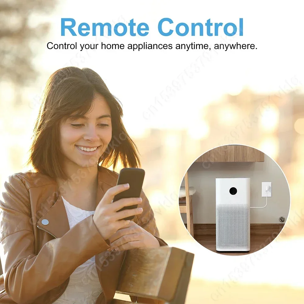 Matter Wifi Smart Socket Mini US Smart Plug Home Appliance Outlet APP Control Support Homekit Alexa Google Home SmartThings Hub