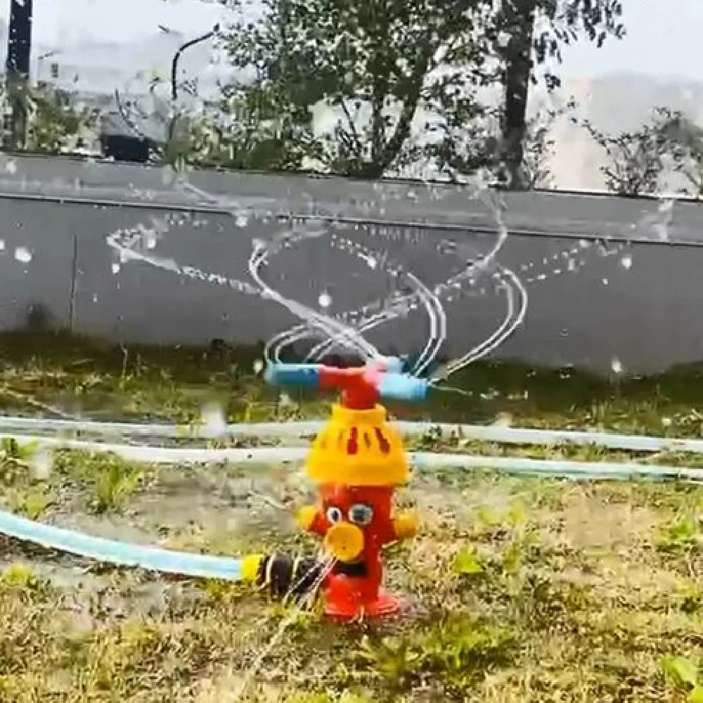 Hydrant Sprinkler Outdoor Water Spray Toy Backyard Garden Water Toys Summer Yard Cartoon Splash Sprinkler Baby Bath Toy for Kids