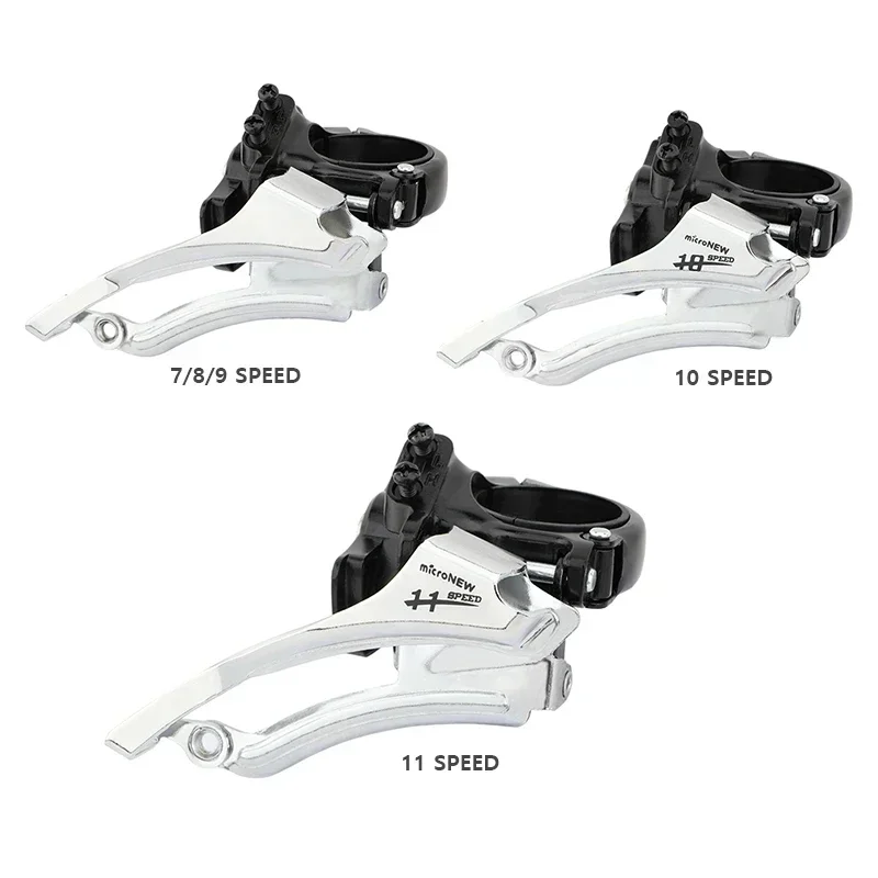 MicroNEW Mountain Bike Rear Derailleur 3x7 3x8 3x9 3x10 3x11 Speed with Internal Shift Cable MTB Bicycle Front Shifter