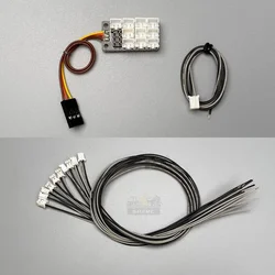 RC Truck Light Group Expansion Board 4 in 1 PH2.0 Extension Module for 1/14 Tamiya Tipper SCANIA Volvoo Excavator Model Car