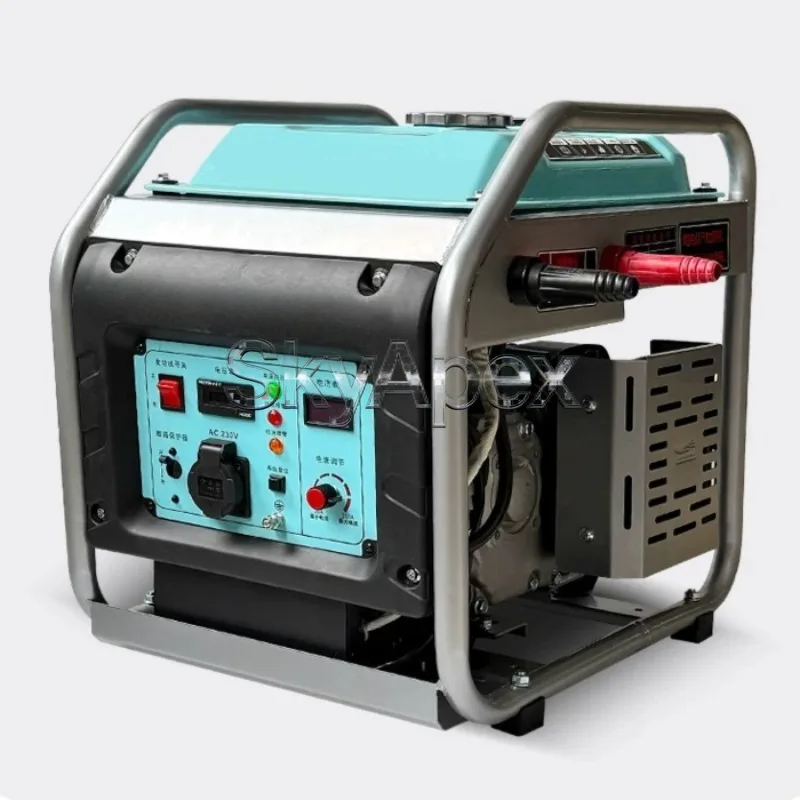 Gas-oline Generator Welder All in One Portable Small Variable Frequency Generator Outdoor Mountain Construction Dual Use