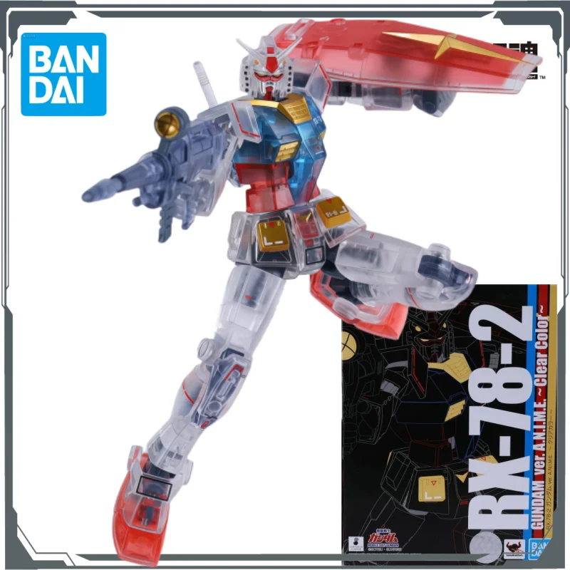 Bandai Original ROBOT Soul Edición limitada RX-78GP01 Unidad de prueba Gundam 1 ~ Color transparente ~ y RX-78-2 Gundam ~ Primer tacto ~ Juguete de mano