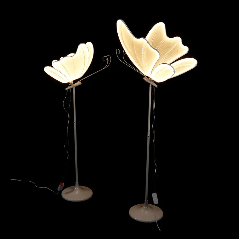 Wedding venue layout props wrought iron small butterfly street guide light ceiling light wedding stage scene decorative light