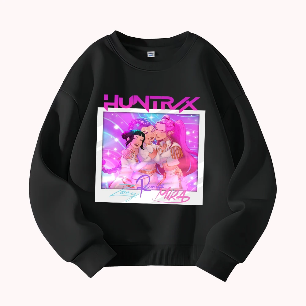 سويت شيرت برسومات شخصيات الهالوين من Saja Boys Baby Abby Mystery Romance Pumpkin Bat Ghost Print Crewneck Pulover