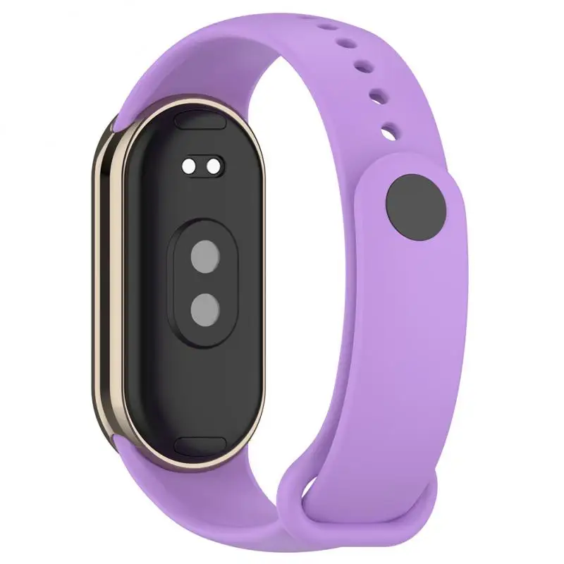 Strap for Mi Band 8 Bracelet Xiaomi Mi Band 8 Metal-plug TPU Strap Silicone Sport Watchband for Wristband Replacement Wristban
