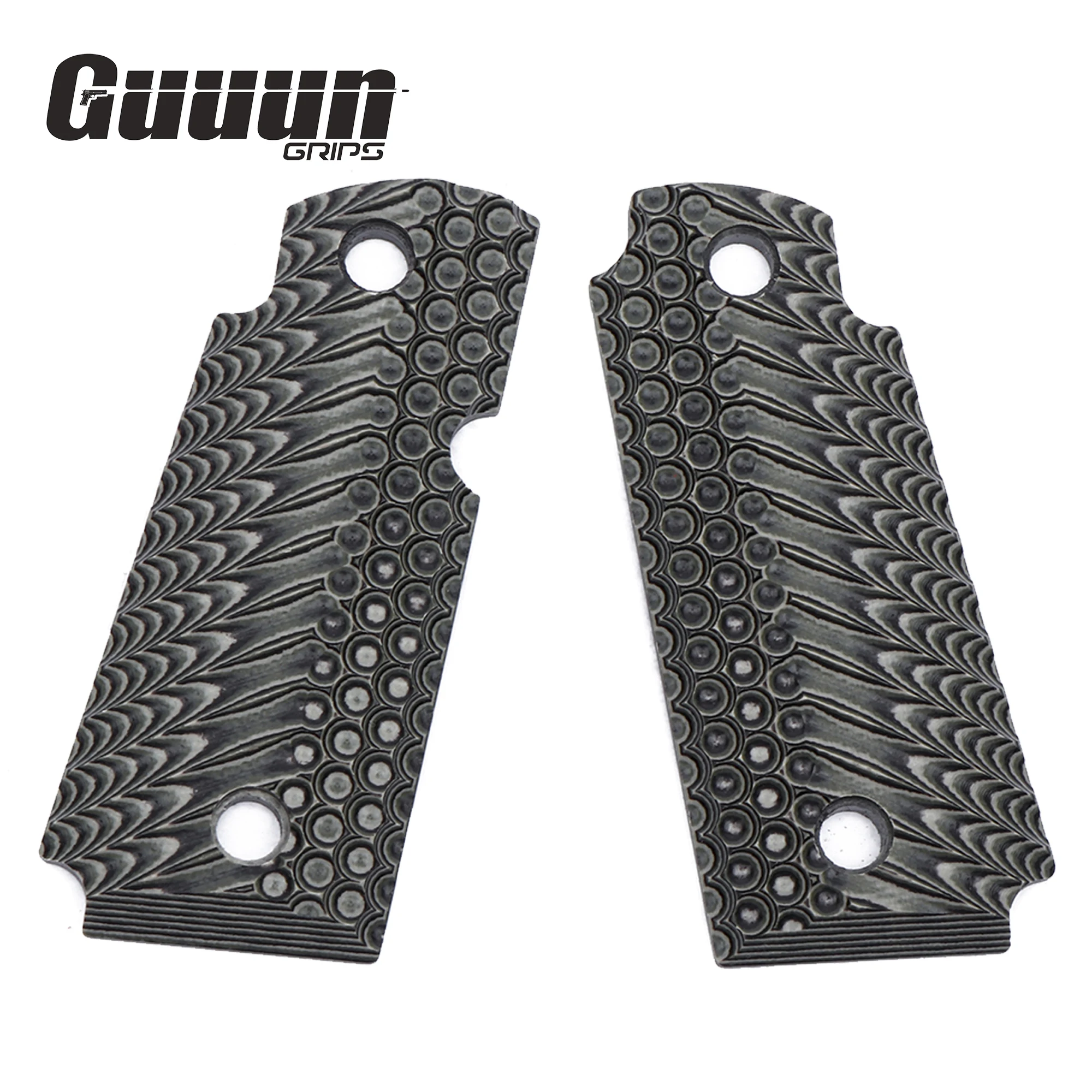 

Guuun Kimber Micro Carry 380 ACP G10 Grips with Ambi, OPS Tactical Texture