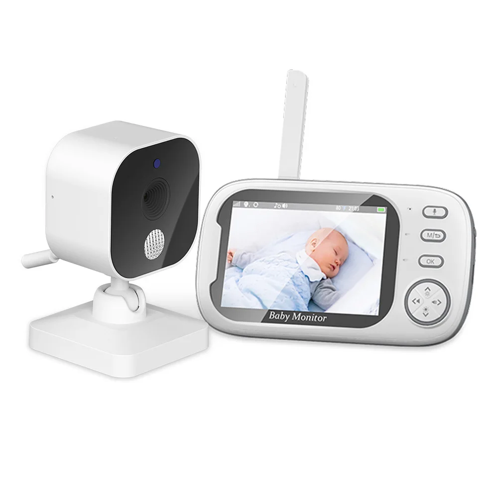 

3.5Inch Screen 720P Baby Monitor Temperature Lullaby Feeding Remind Cry Detection Babysitter Nanny Cam Intercom Baby Camera