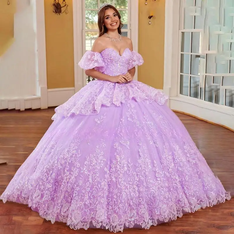 Мексиканское платье Quinceanera по индивидуальному заказу, бальное платье с аппликацией в виде бабочки, расшитое бисером, большой бант, формальный корсет, сладкий 15, 16, Vestidos De 15