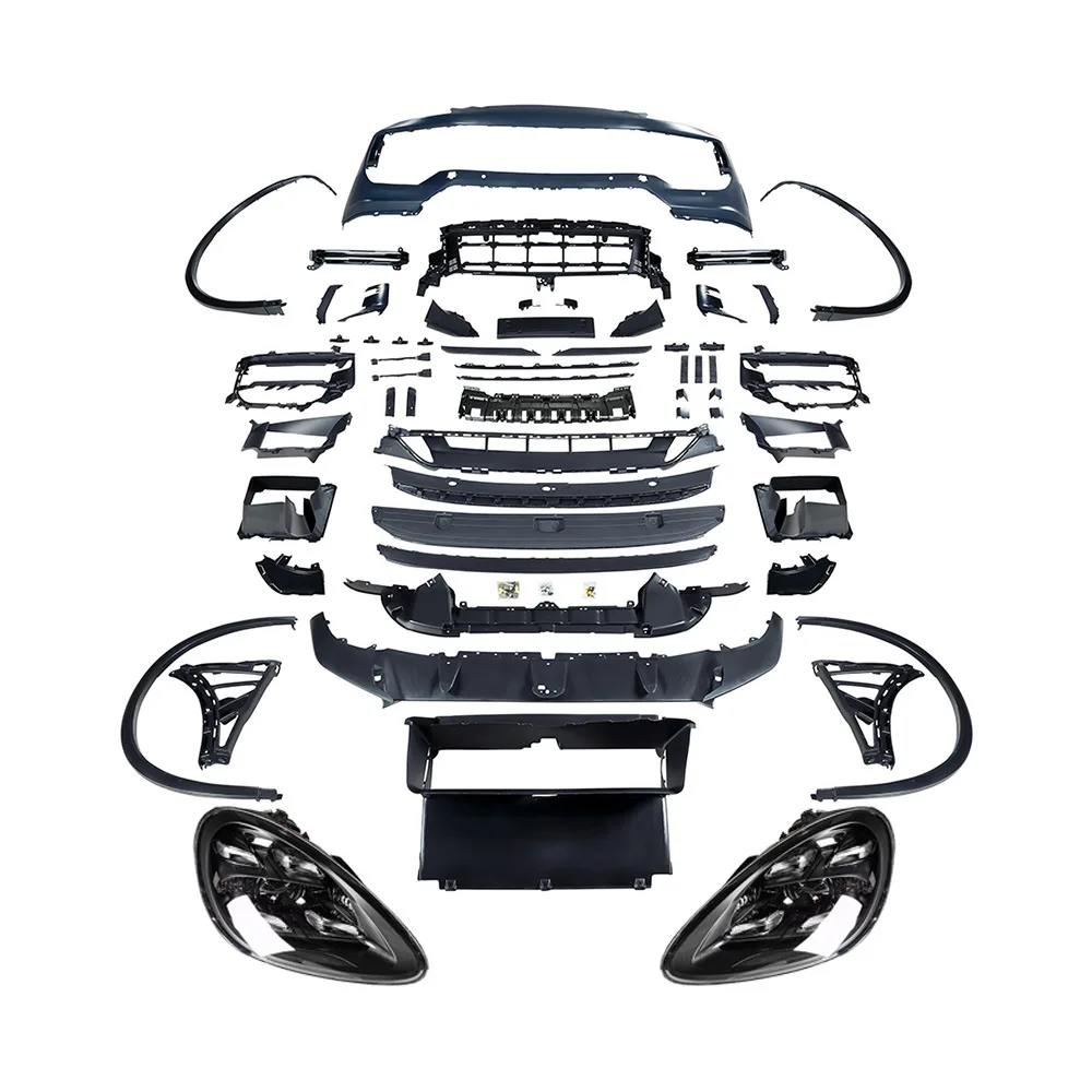 

Suitable for The front bumper assembly of the 11-14 Cayenne modified to 9Y2.2 Turbo GT includes daytime running lights and modif