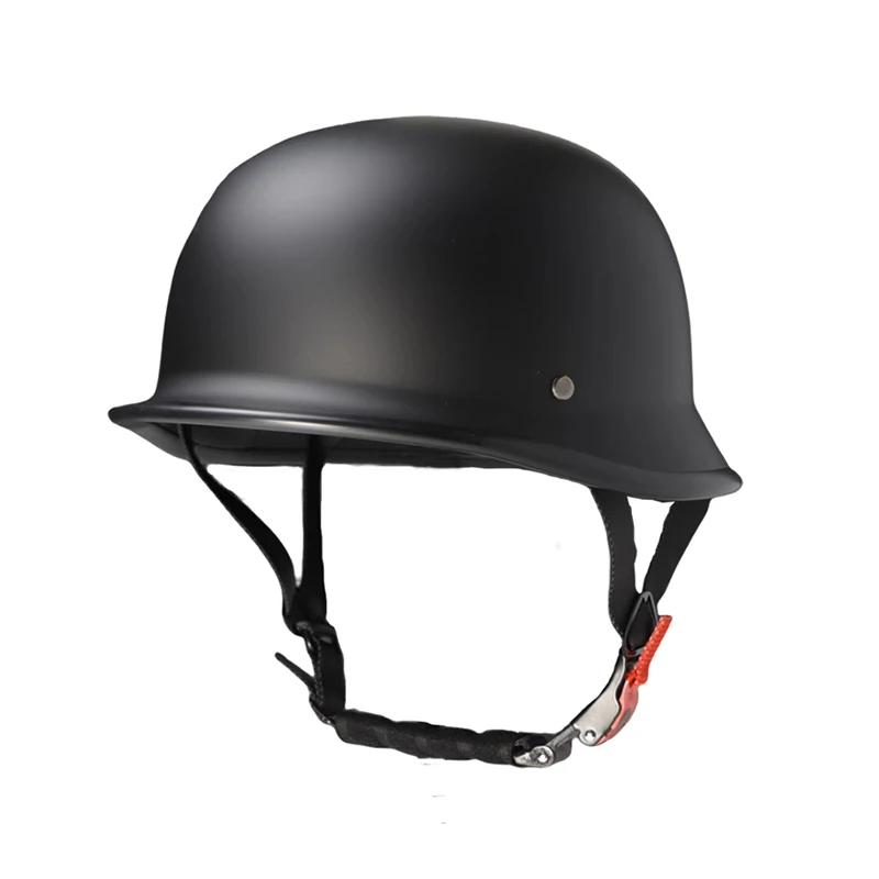 

Vintage Open Face Motorcycle Cruiser Helmet Retro Safety Gear for Scooter German Style Half Helmet for Men And Women
