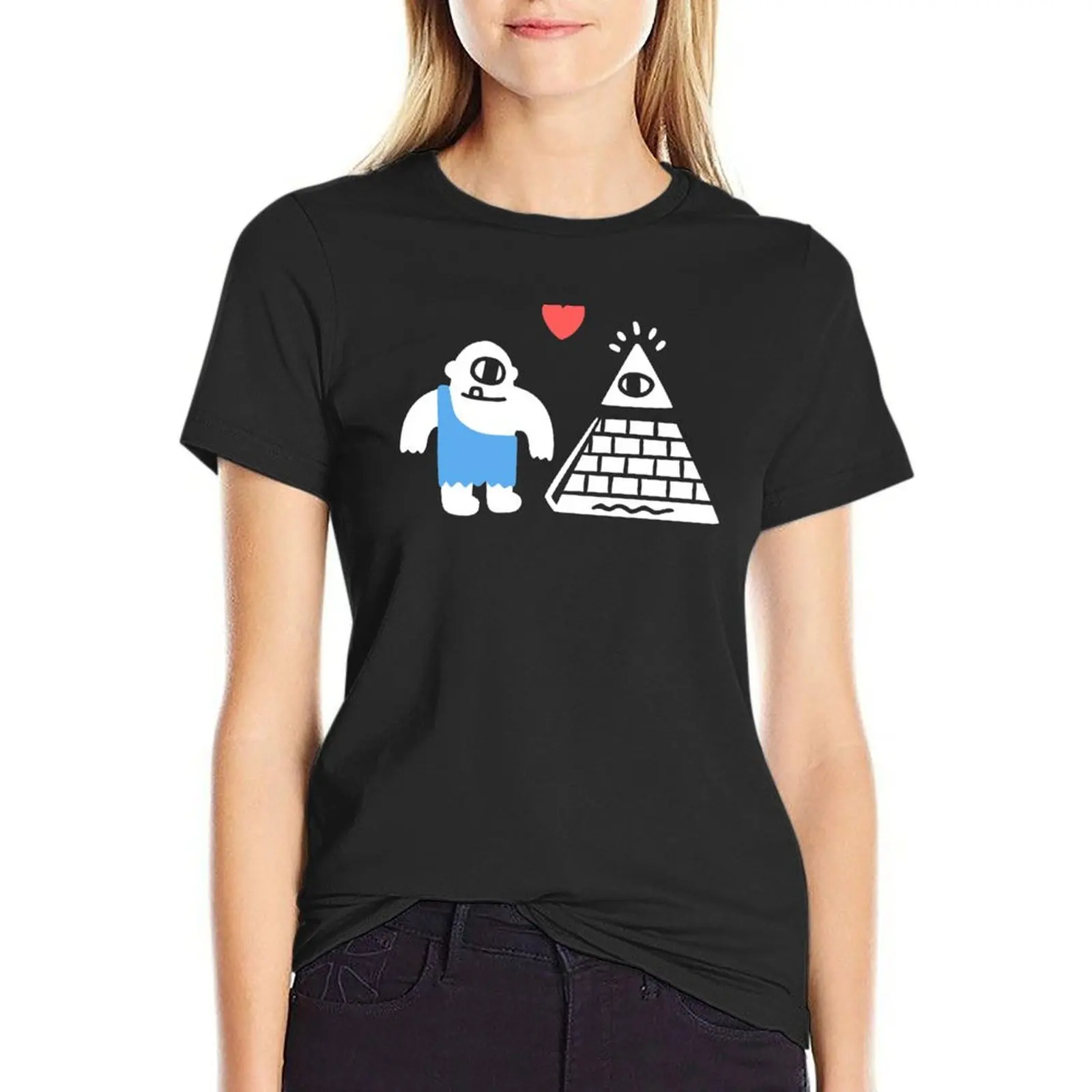 Adorable Conspiracy Theory T-Shirt blanks sweat animal prinfor customs western t shirts for Women