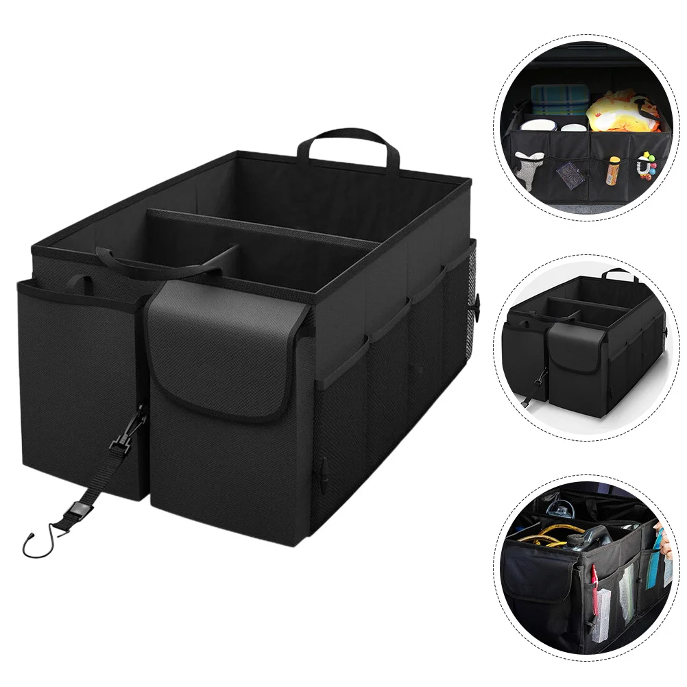 

Car Trunk Organizer Oxford Cloth Durable Spacious Car Storage Organizer for Groceries Sports Equipment Suv Trunk Storage