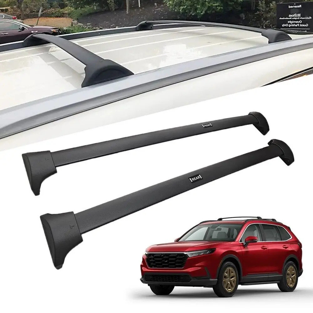 2Pcs Fits for Honda Pilot 2023 2024 Aluminum Roof Rail Racks Cross Bar Crossbar