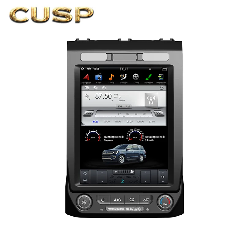 

ZAIQU Android GPS Multimedia DSP Navigation for Ford Expedition 2018