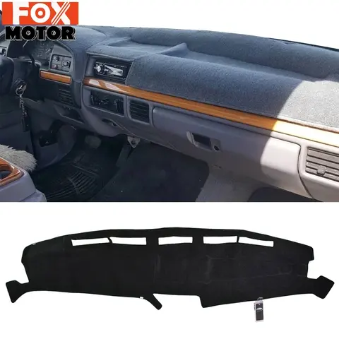 Xukey Dash Mat Dashmat Dashboard Cover Sun Shade Dash Board Cover Carpet For Ford F150 F250 F350 F450 F550 1992 - 1994 1995 1996