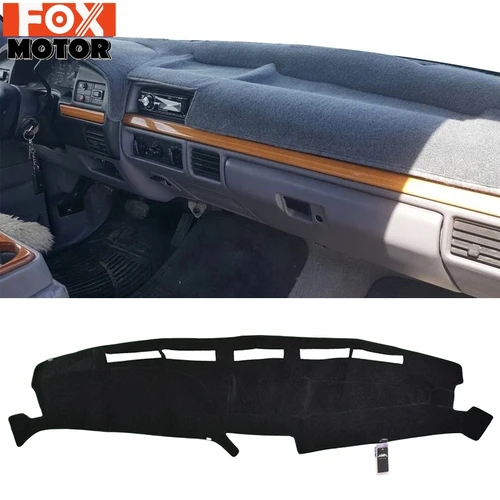 Xukey Dash Mat salpicadero panel cortina de Sun tablero, alfombra para Ford F150 F250 F350 F450 F550 1992-1994, 1995 de 1996