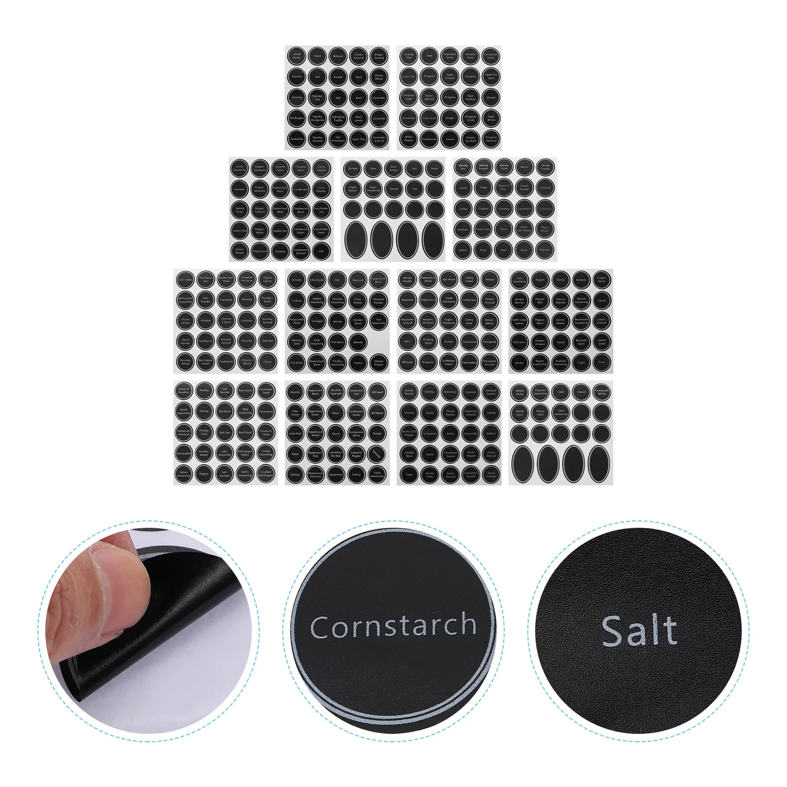 

Chalkboard Stickers Labels Waterproof Pvc Kitchen Jar Labels Pantry Organization Stickers For Fridge Cabinets Storage