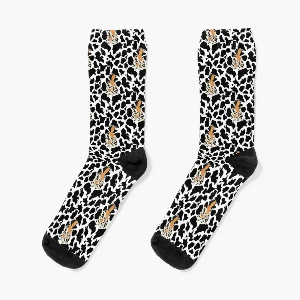 

Doja Cat Cow Moo Socks custom sports Soccer gift Men's Socks Women's