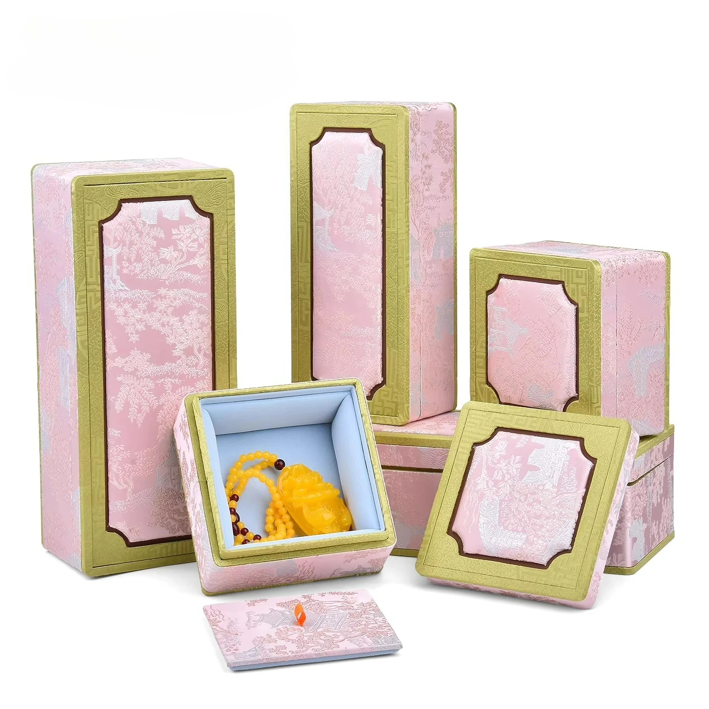 

Jewelry storage box, jade pendant jewelry box, phoenix hairpin, high-end collection gift box